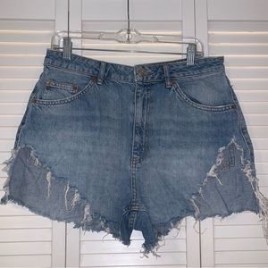 Topshop Denim Mom Shorts